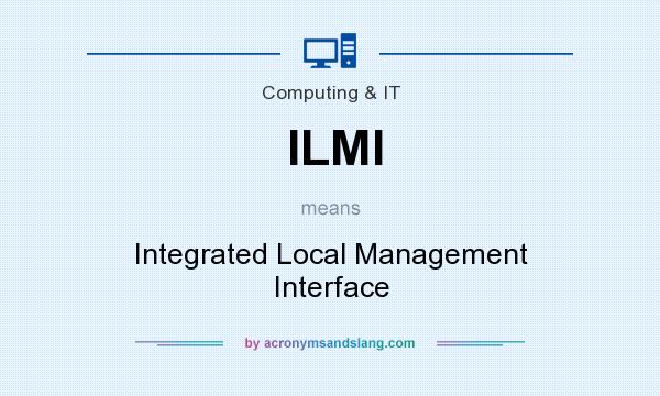 What does ILMI mean? It stands for Integrated Local Management Interface