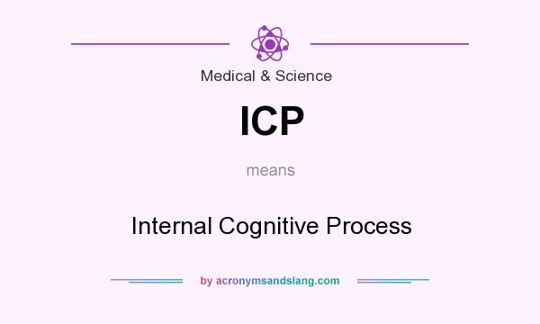 What does ICP mean? It stands for Internal Cognitive Process