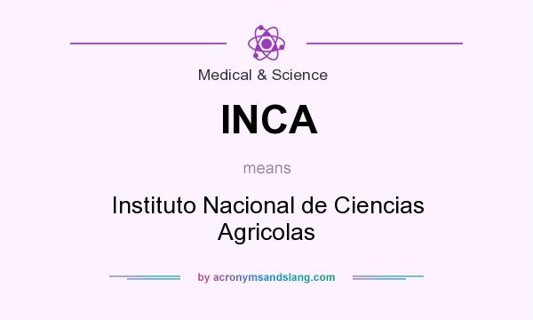 What does INCA mean? It stands for Instituto Nacional de Ciencias Agricolas