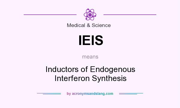 What does IEIS mean? It stands for Inductors of Endogenous Interferon Synthesis