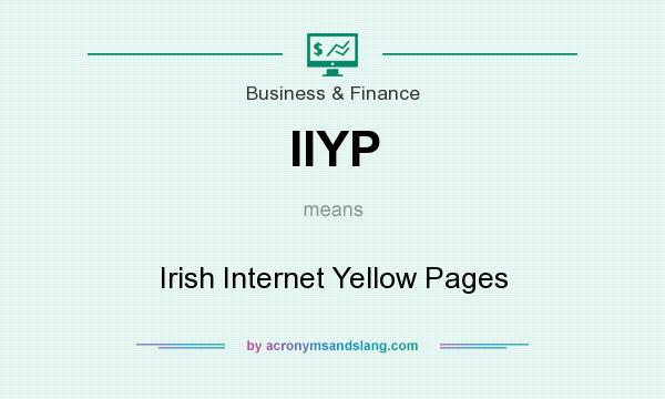 What does IIYP mean? It stands for Irish Internet Yellow Pages