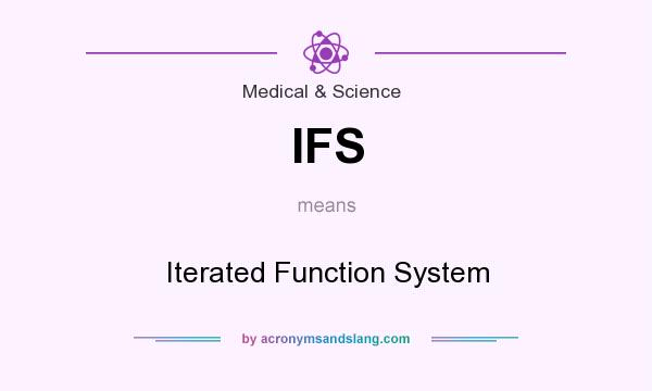 What does IFS mean? It stands for Iterated Function System