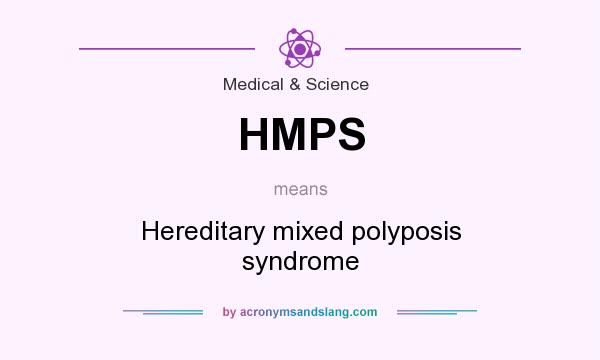 What does HMPS mean? It stands for Hereditary mixed polyposis syndrome