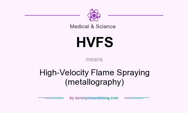 What does HVFS mean? It stands for High-Velocity Flame Spraying (metallography)