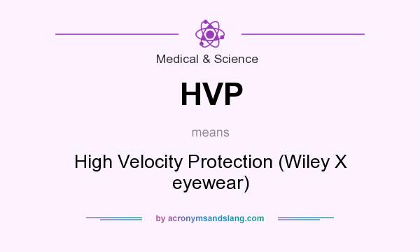 What does HVP mean? It stands for High Velocity Protection (Wiley X eyewear)