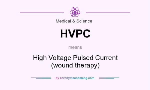 What does HVPC mean? It stands for High Voltage Pulsed Current (wound therapy)