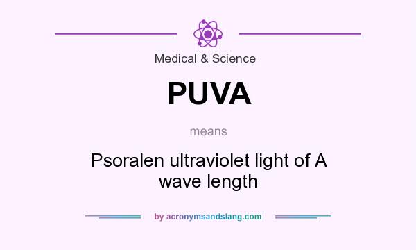 What does PUVA mean? It stands for Psoralen ultraviolet light of A wave length