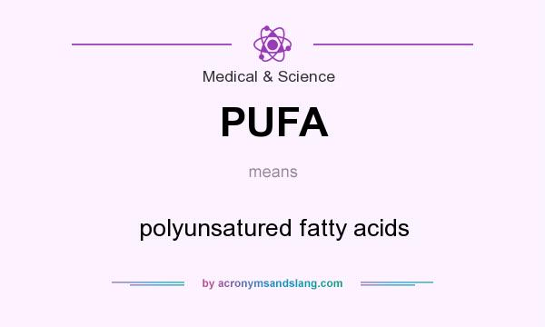 What does PUFA mean? It stands for polyunsatured fatty acids