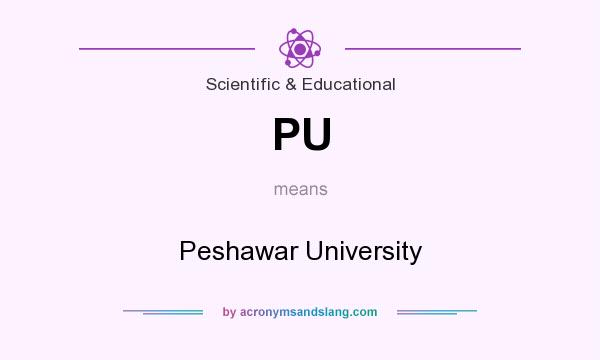 What does PU mean? It stands for Peshawar University