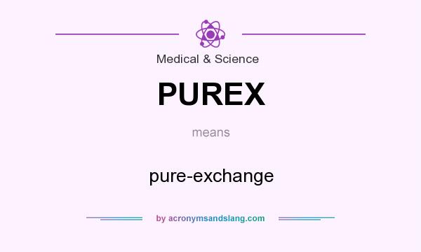What does PUREX mean? It stands for pure-exchange