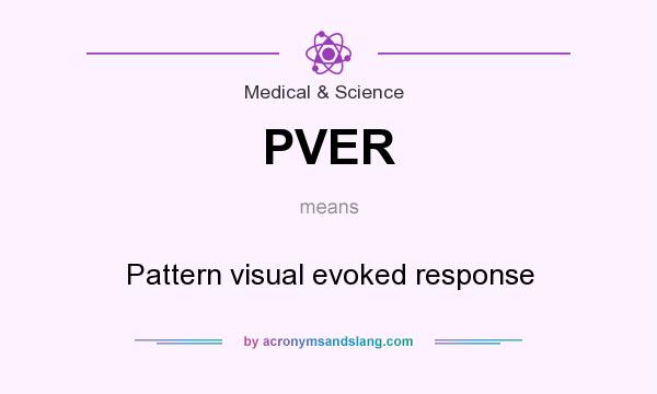 What does PVER mean? It stands for Pattern visual evoked response
