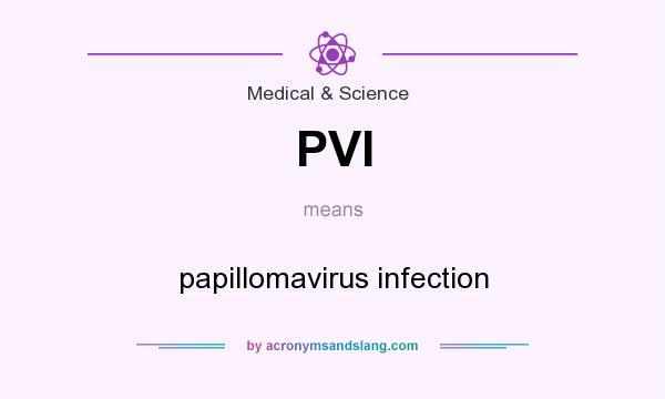 What does PVI mean? It stands for papillomavirus infection