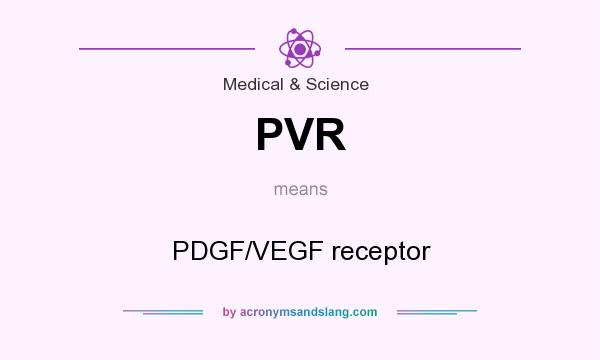 What does PVR mean? It stands for PDGF/VEGF receptor