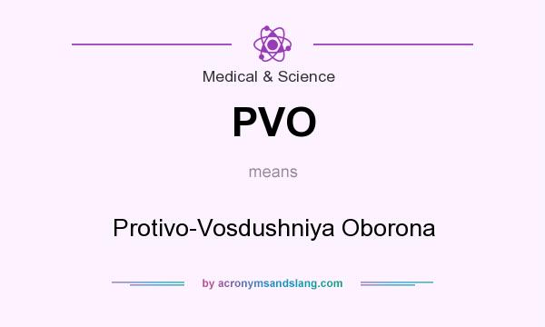 What does PVO mean? It stands for Protivo-Vosdushniya Oborona