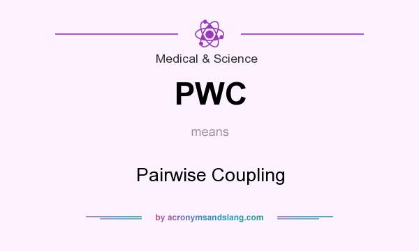 What does PWC mean? It stands for Pairwise Coupling