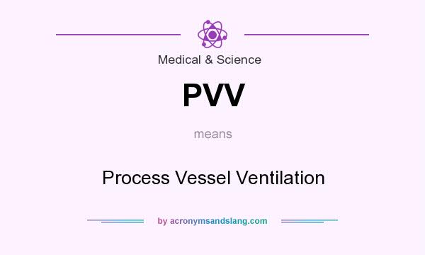 What does PVV mean? It stands for Process Vessel Ventilation