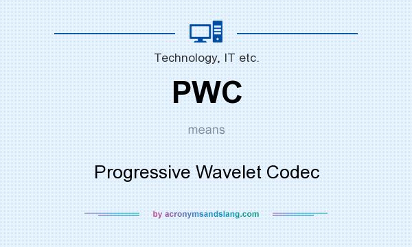 What does PWC mean? It stands for Progressive Wavelet Codec