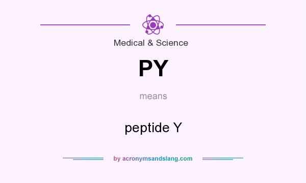 What does PY mean? It stands for peptide Y