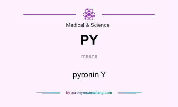 What does PY mean? It stands for pyronin Y
