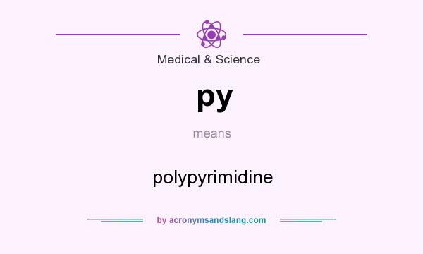 What does py mean? It stands for polypyrimidine