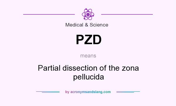 What does PZD mean? It stands for Partial dissection of the zona pellucida