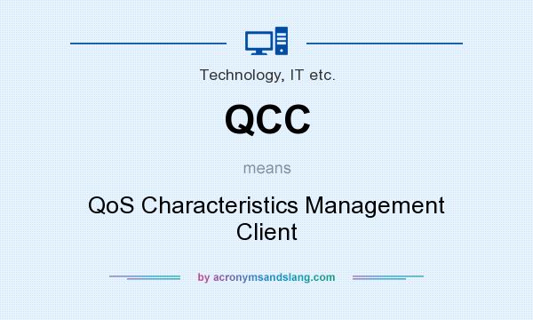 What does QCC mean? It stands for QoS Characteristics Management Client