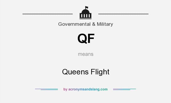 What does QF mean? It stands for Queens Flight