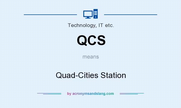 What does QCS mean? It stands for Quad-Cities Station