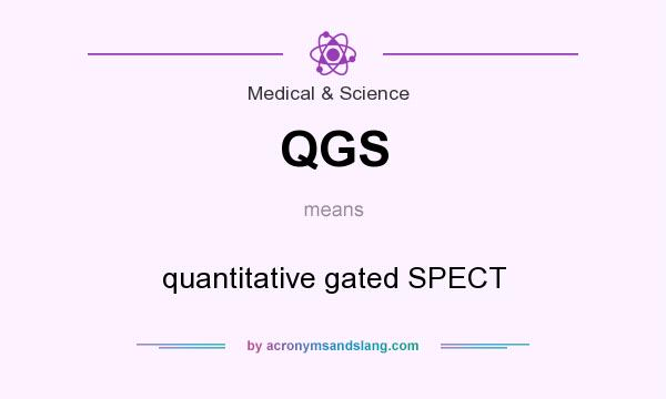 What does QGS mean? It stands for quantitative gated SPECT