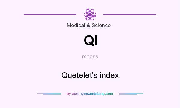 What does QI mean? It stands for Quetelet`s index