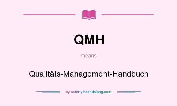 What does QMH mean? It stands for Qualitäts-Management-Handbuch