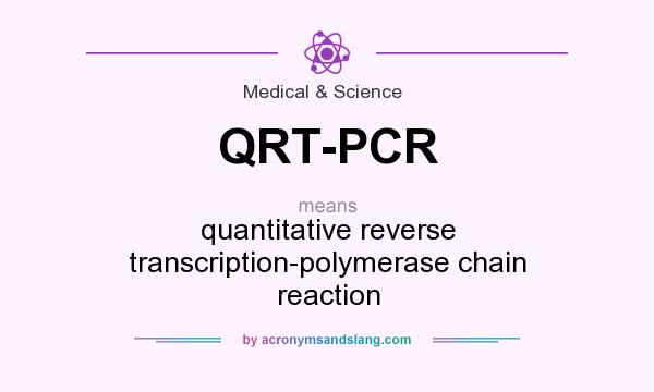 What does QRT-PCR mean? It stands for quantitative reverse transcription-polymerase chain reaction