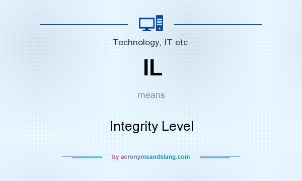 What does IL mean? It stands for Integrity Level
