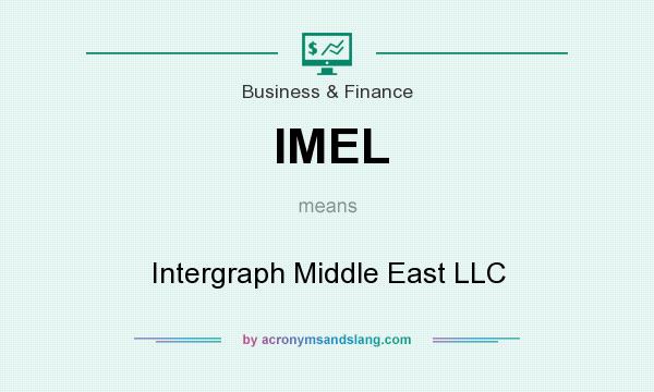 What does IMEL mean? It stands for Intergraph Middle East LLC