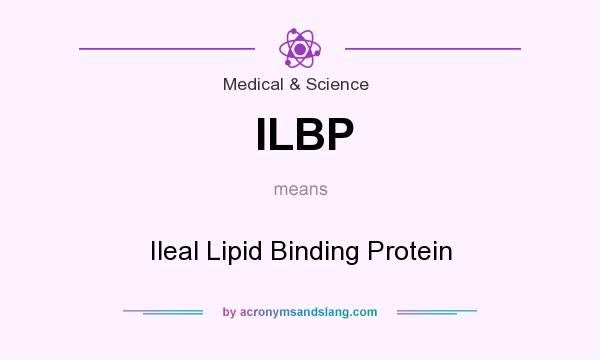 What does ILBP mean? It stands for Ileal Lipid Binding Protein