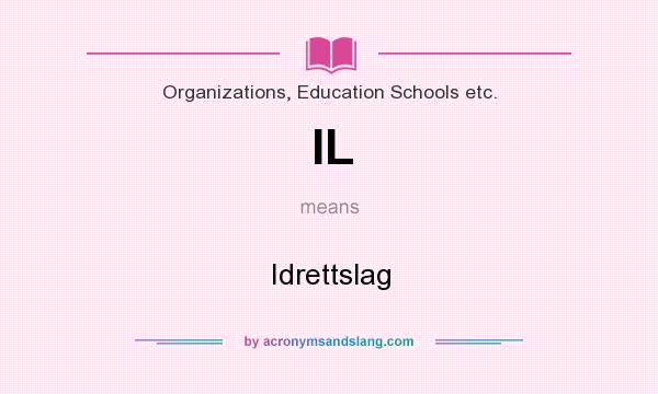 What does IL mean? It stands for Idrettslag