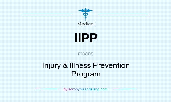 What does IIPP mean? It stands for Injury & Illness Prevention Program