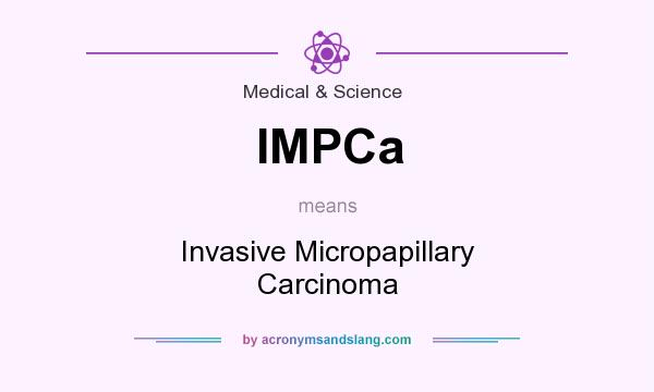 What does IMPCa mean? It stands for Invasive Micropapillary Carcinoma