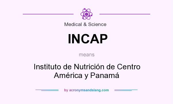 What does INCAP mean? It stands for Instituto de Nutrición de Centro América y Panamá