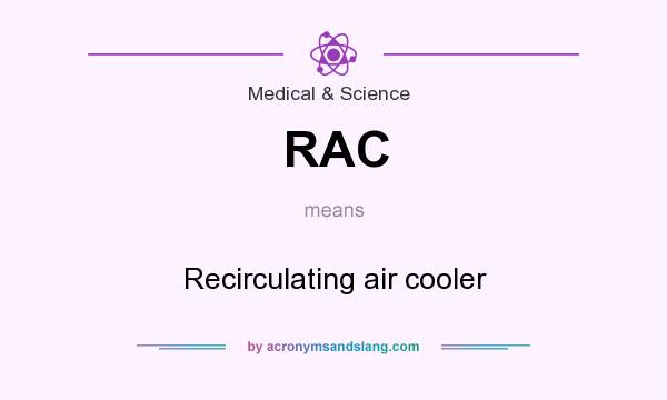 What does RAC mean? It stands for Recirculating air cooler