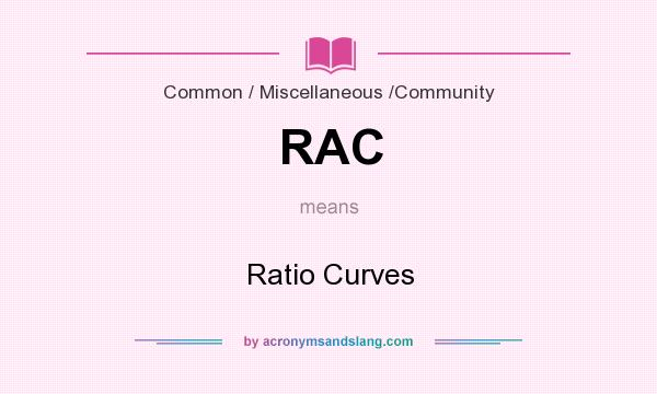 What does RAC mean? It stands for Ratio Curves