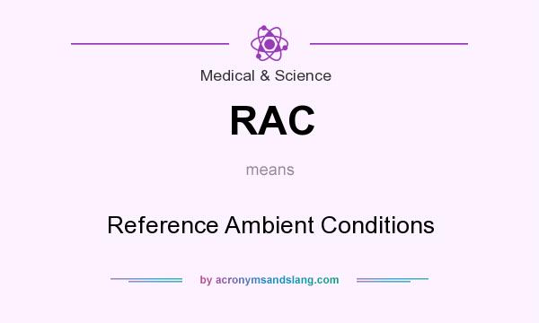 What does RAC mean? It stands for Reference Ambient Conditions