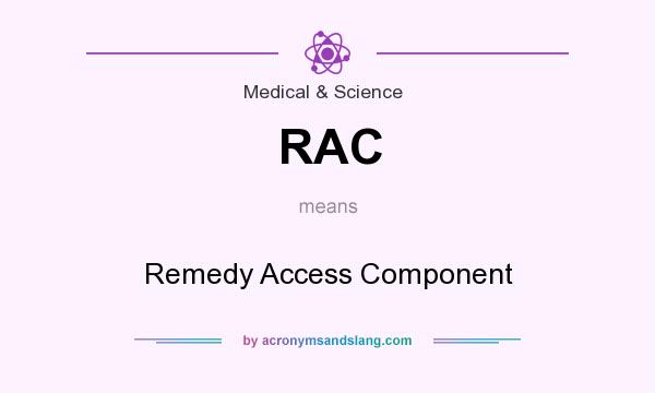 What does RAC mean? It stands for Remedy Access Component