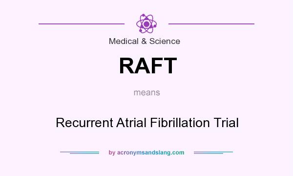 What does RAFT mean? It stands for Recurrent Atrial Fibrillation Trial