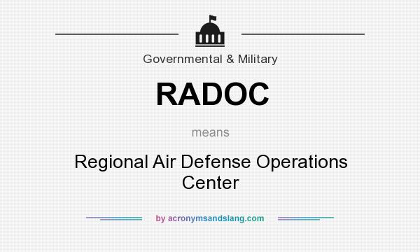 What does RADOC mean? It stands for Regional Air Defense Operations Center
