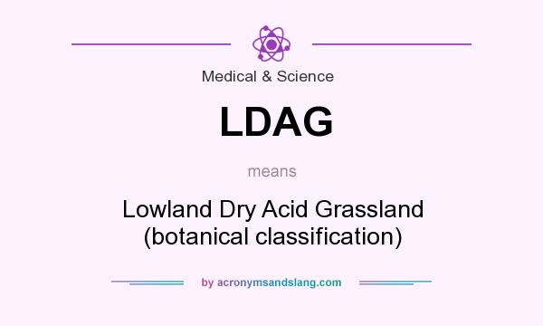What does LDAG mean? It stands for Lowland Dry Acid Grassland (botanical classification)