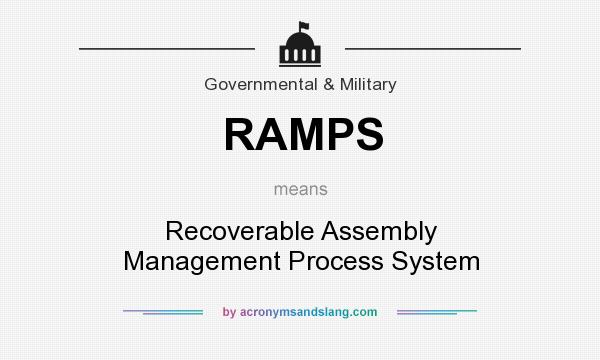 What does RAMPS mean? It stands for Recoverable Assembly Management Process System