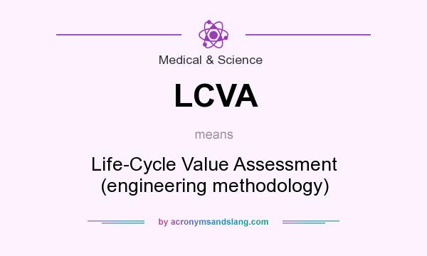 What does LCVA mean? It stands for Life-Cycle Value Assessment (engineering methodology)