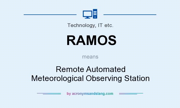What does RAMOS mean? It stands for Remote Automated Meteorological Observing Station