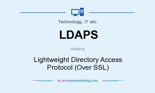 What does LDAPS mean? It stands for Lightweight Directory Access Protocol (Over SSL)